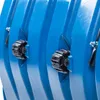 Close-up view of two wheels on a blue snow shovel. Podgląd zdjęcia produktu