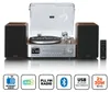 Lenco Gramofon MC-860WDSI, provedení: dřevo/stříbrná barva Náhled obrázku produktu 2