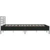 Bettgestell Schwarz 120x200 cm Holzwerkstoff und Metall Produktbild-Vorschau 5