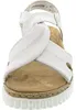 Rieker Damen Sandalen Keilsandaletten Modeschuhe weiß 38 Produktbild-Vorschau 50