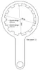 Metall Schlüssel Abschrauben de Wasserfilter - 10" 10' WRT Produktbild-Vorschau 2