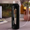 Bouteille en verre Wessper avec housse en silicone – 1 L – Voir les images du produit 6