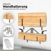Bierzeltgarnitur mit Lehne klappbar Holz 120cm klein RINHO Produktbild-Vorschau 5