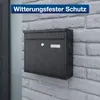 BASI - Briefkasten - BK 360M - Stahl matt anthrazit - Produktbild-Vorschau 4
