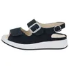 Komfort Sandalen für Damen in unifarben Produktbild-Vorschau 4