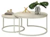 Couchtisch-Set Vicco Montreal Travertin/Cashmere 77 x 77 Produktbild-Vorschau 6