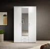 Karl Armoire à portes battantes 120 cm Blanc Voir les images du produit 8