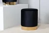 FURNLUX Hocker Benji Schwarz Und Gold 35cm / Hauptfarbe: Produktbild-Vorschau 2