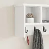 vidaXL Wandmontierter nachttisch Weiß 50 x 16 x 26 cm Produktbild-Vorschau 4