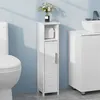 EUGAD Toilettenpapierhalter freistehend, mit Tür, schmal, Produktbild-Vorschau 8