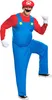 Costume Mario Deluxe videogioco Super Mario rosso-blu - XXL Anteprima dell’immagine prodotto 2