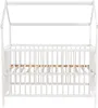 Baby-Delux Babybett Hausbett Gitterbett 120x60 weiß Produktbild-Vorschau 2