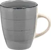 Kaffeebecher Steingut 6er Set grau 360ml 9x11cm Tasse Produktbild-Vorschau 4
