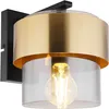 Globo Lighting|Wandleuchte Metall schwarz matt, 1x E27 Produktbild-Vorschau 2