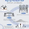 COSTWAY Pavillon Pop Up 3x3m avec deux stores, pavillon Voir les images du produit 7