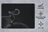 MuchoWow® Mauspad Mousepad Fahrrad - Lenker - Schwarz - Produktbild-Vorschau 2