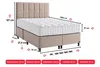 Pointhome Boxspringbett 160 x 200 cm mit Matratze & Produktbild-Vorschau 3