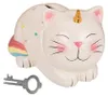 Spardose Einhornkatze 17 cm Keramik mit Schlüssel - Produktbild-Vorschau 2