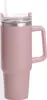 LS-LebenStil XL Edelstahl Trinkbecher Rosa 1200ml mit Griff Produktbild-Vorschau 2