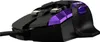 A black and purple gaming mouse with a braided USB cable is shown against a white background. Anteprima dell’immagine prodotto