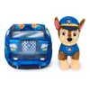 PAW Patrol 2 en 1 : Peluche Chase avec véhicule - 15 cm Voir les images du produit 3