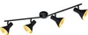Deckenleuchte - Schwarz - Metall - 4-flammig - B 84,5 cm Produktbild-Vorschau 1