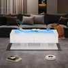 Merax Couchtisch 100x50x35 cm mit 2 Schubladen Hochglanz, Produktbild-Vorschau 3