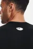 Close-up of the back of a person wearing a black t-shirt with a logo on the back. Náhľad obrázku produktu