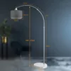 MONZANA® Bogenlampe Stoffschirm Marmorfuß 150-175 cm Produktbild-Vorschau 6