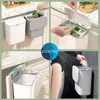 plasteo® Hängender Mülleimer 9 Liter für Küche Bad Haushalt Produktbild-Vorschau 4