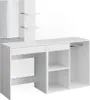 A white vanity table with a mirror and shelves. Náhled obrázku produktu