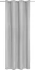 A light gray curtain hanging from a rod.