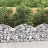 vidaXL Gabion z wysokim łukiem 100x30x60/80 cm Ocynkowane Podgląd zdjęcia produktu 2