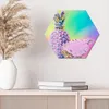 DEQORI Glasbild Echtglas 40x35 cm 'Ananaszauber' Wandbild Produktbild-Vorschau 3