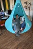 CACOON Single Hängesessel ø 150 cm / 200 kg - Türkis Produktbild-Vorschau 3