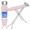 An ironing board with an iron on its tray, set against a white background. Náhled obrázku produktu