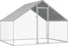 vidaXL Gabbia per polli da esterno 2,75x2x1,92 m Acciaio Anteprima dell’immagine prodotto 6
