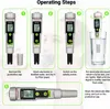 Salinometr Vodotěsné pero pro testování slanosti 2 v 1 Náhled obrázku produktu 4