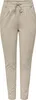 A pair of beige fabric pants with a drawstring waist is shown against a white background. Produktbild-Vorschau