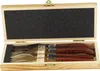 Solex BBQ Steakbesteckset mit Echtholzgriff aus Pakkaholz Produktbild-Vorschau 1