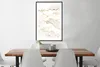 MuchoWow® Gerahmtes Poster Marmor - Limette - Gold - Luxus Produktbild-Vorschau 3