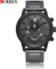 CURREN neue Marken-Mode-Quarz-Mann-Uhr Kunstleder-W / Produktbild-Vorschau 1