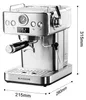 BlitzHome CM-601G, kávovar s pákovým systémom, 20 bar, 1150 Náhľad obrázku produktu 11