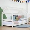 Kinderhausbett TERY 140 x 200 weiß Produktbild-Vorschau 2