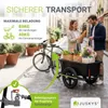 Juskys Fahrradanhänger 90 Liter - für 40 kg Zuladung - Produktbild-Vorschau 7