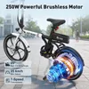HITWAY Vélo électrique,vélo pliable 20 pouces, moteur 250 Voir les images du produit 3