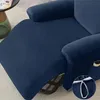Elastický velurový potah na relaxační křeslo s podnožkou Náhled obrázku produktu 4