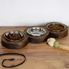 Skye Decor, demi-lune PET010EVL, couleur noyer, colliers Voir les images du produit 3