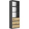 Framire Bücherregal Büroregal mit 3 Schubladen und 3 Produktbild-Vorschau 1