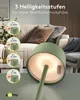 Kabellose LED-Tischleuchte, Größe S, 25 cm, grün Produktbild-Vorschau 4